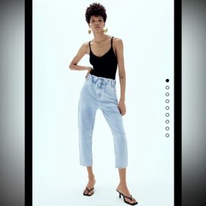 Zara Paperbag Baggy Jeans